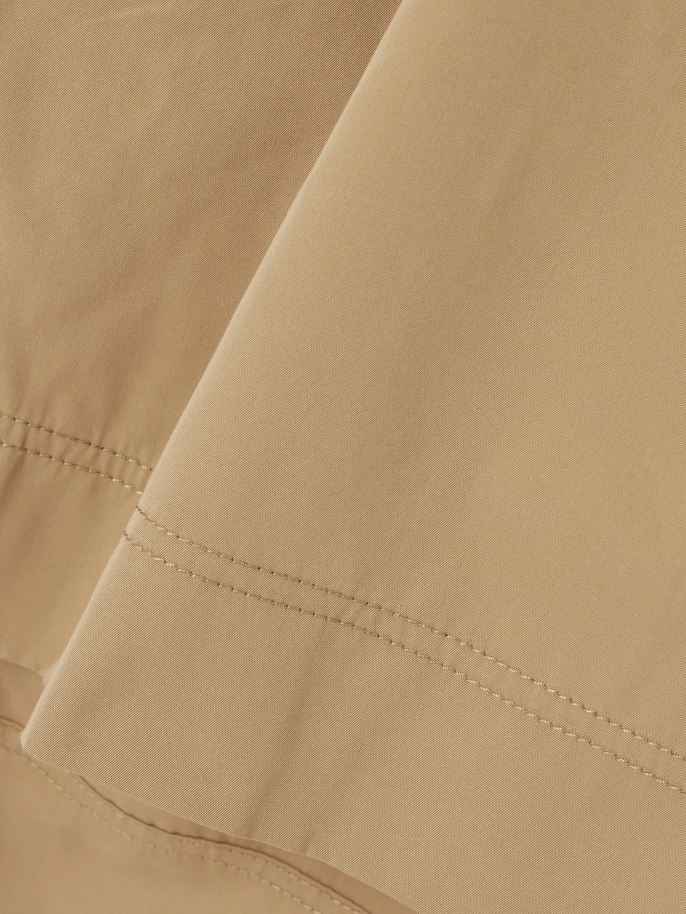 Close-up detail of the Sasuphi Gilda Gathered Cotton and Silk-blend Maxi Skirt