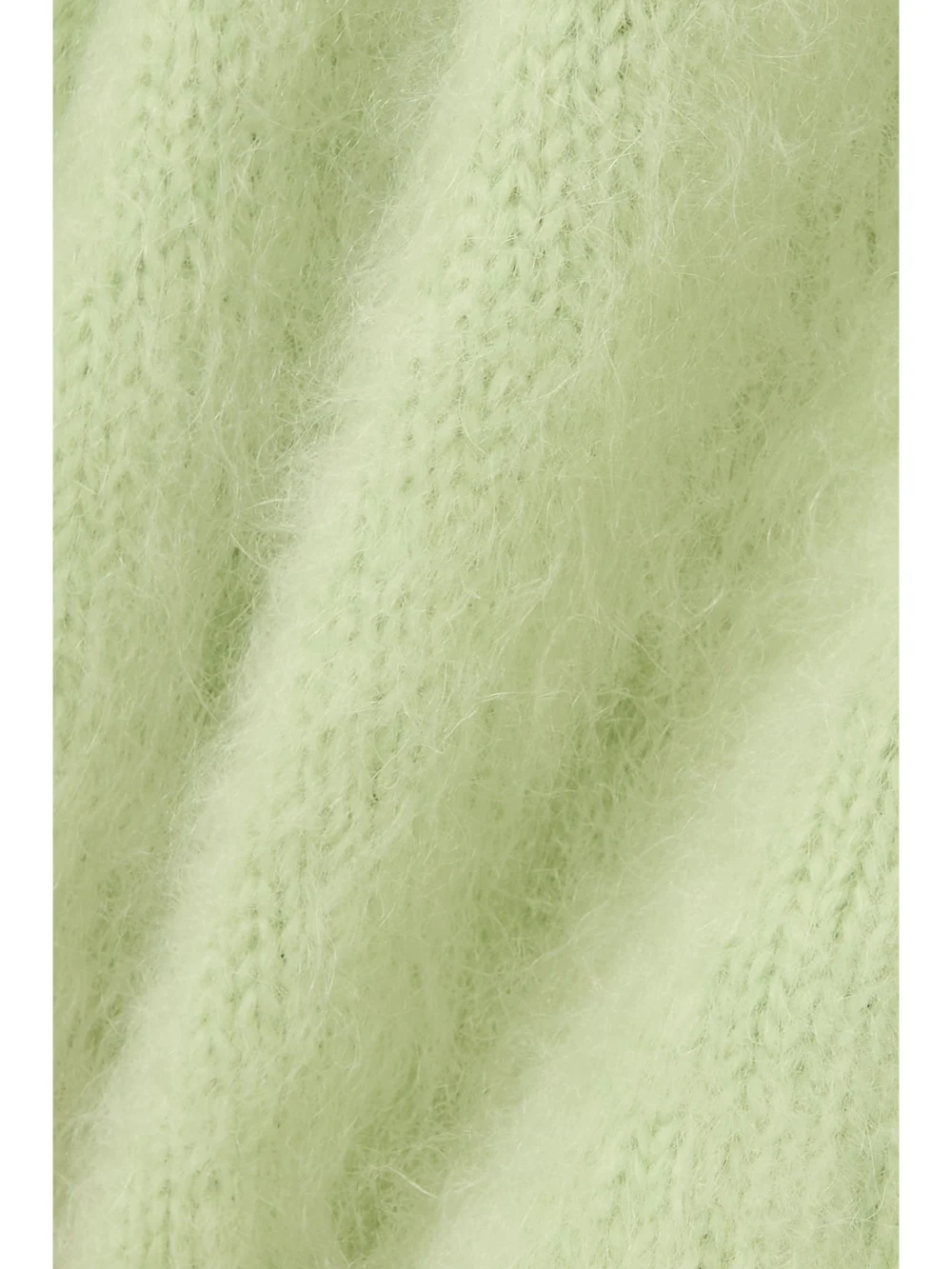 Close-up detail of the Sasuphi Oversized Mohair-blend Cardigan