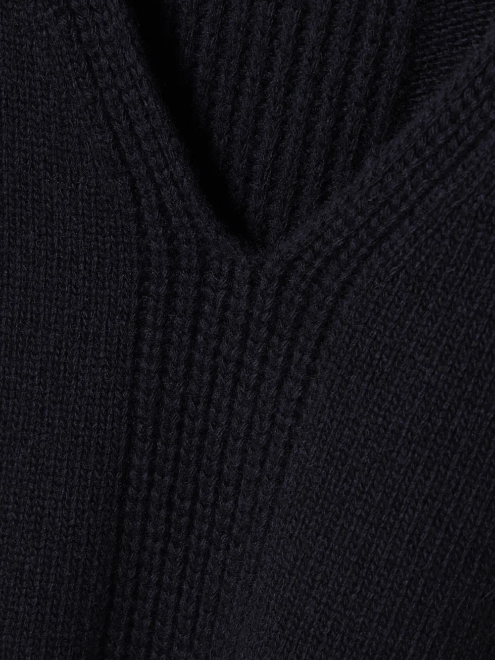 Close-up detail of the Sasuphi Rasato Merino Wool and Cashmere-blend Sweater