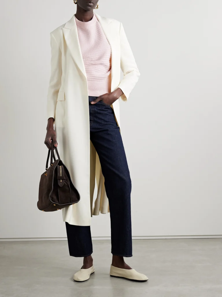 Sasuphi Waffle-knit Merino Wool and Cashmere-blend Sweater
