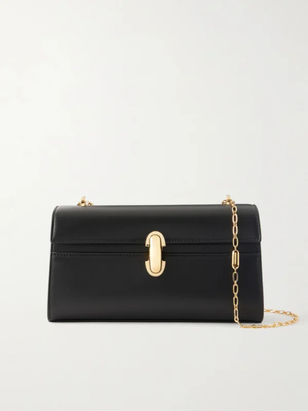Savette Chain Symmetry Pochette Leather Shoulder Bag