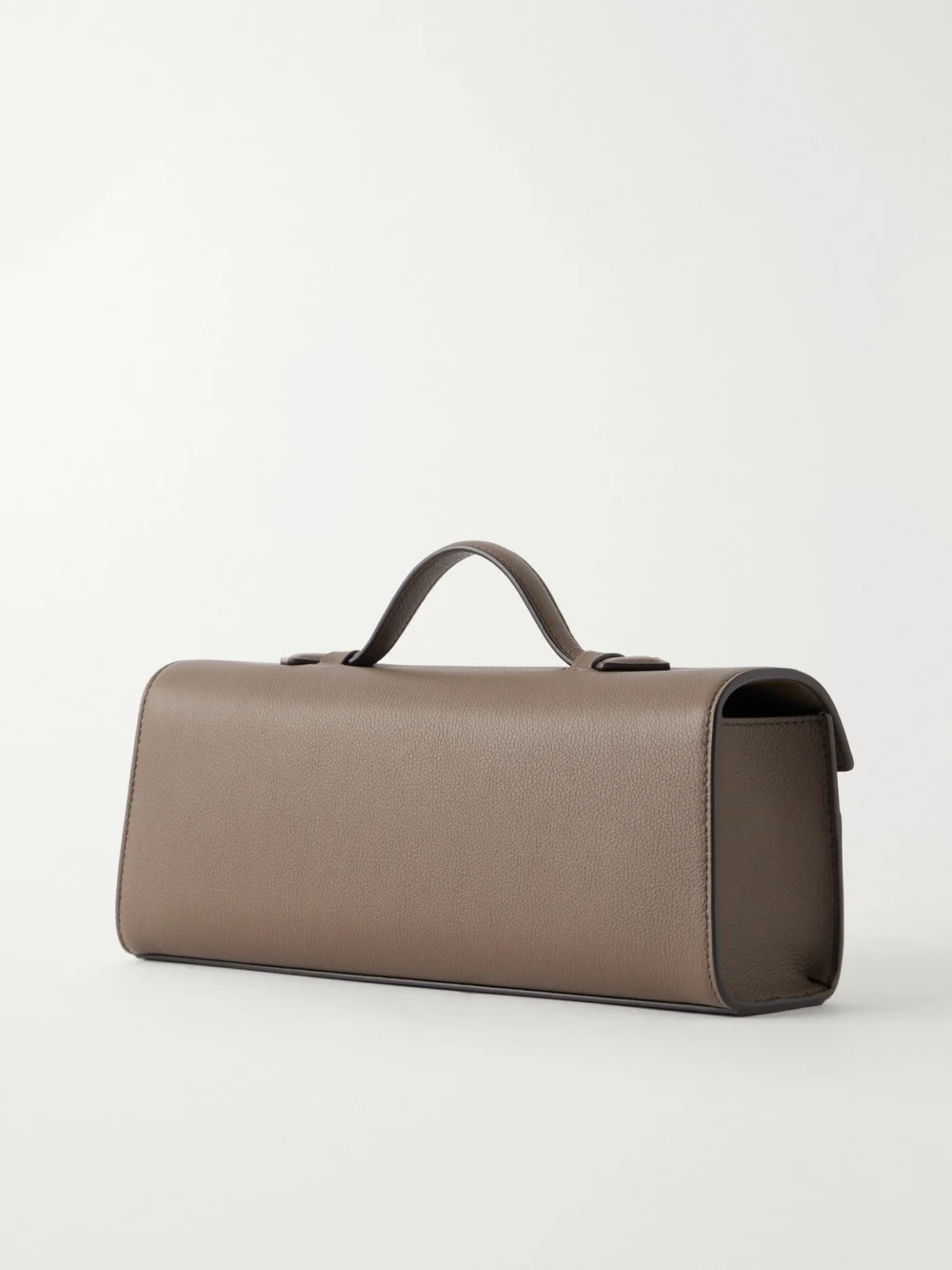 Back view of the Savette Slim Symmetry Leather Clutch