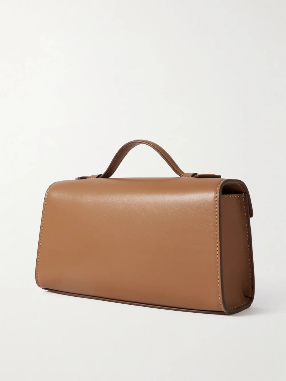 Back view of the Savette Symmetry Pochette Leather Top-handle Bag