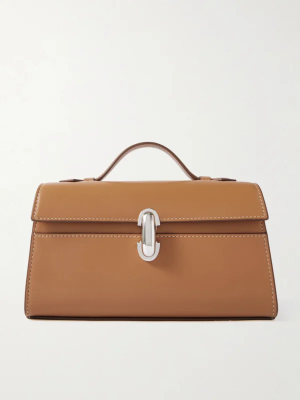 Savette Symmetry Pochette Leather Top-handle Bag