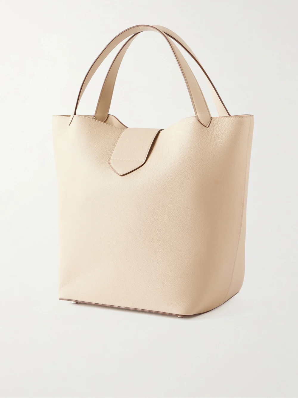 Back view of the Savette The Anello Leather Tote
