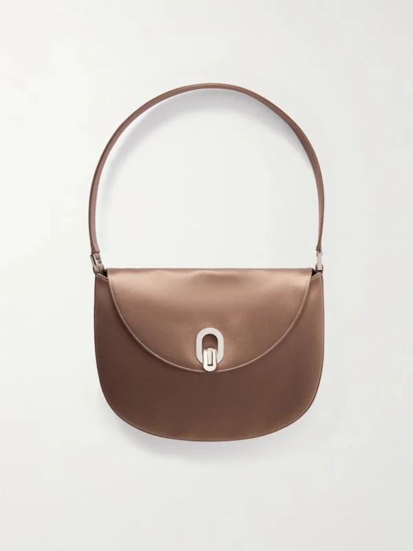 Savette Tondo Small Satin Shoulder Bag