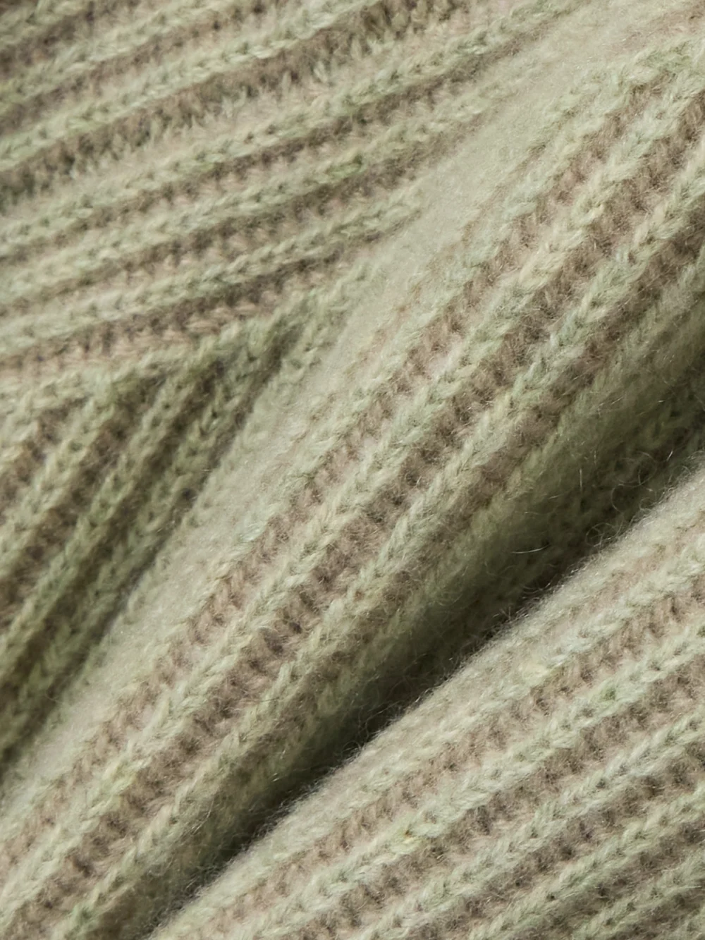 Close-up detail of the Sease Ribbed Cashmere Sweater