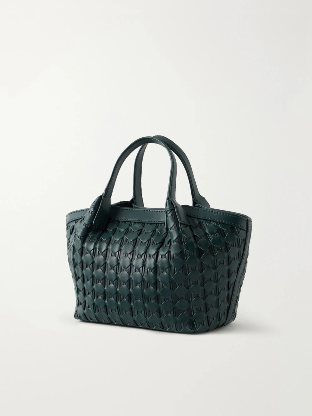 Back view of the Serapian Secret Mosaico Leather Top-handle Bag