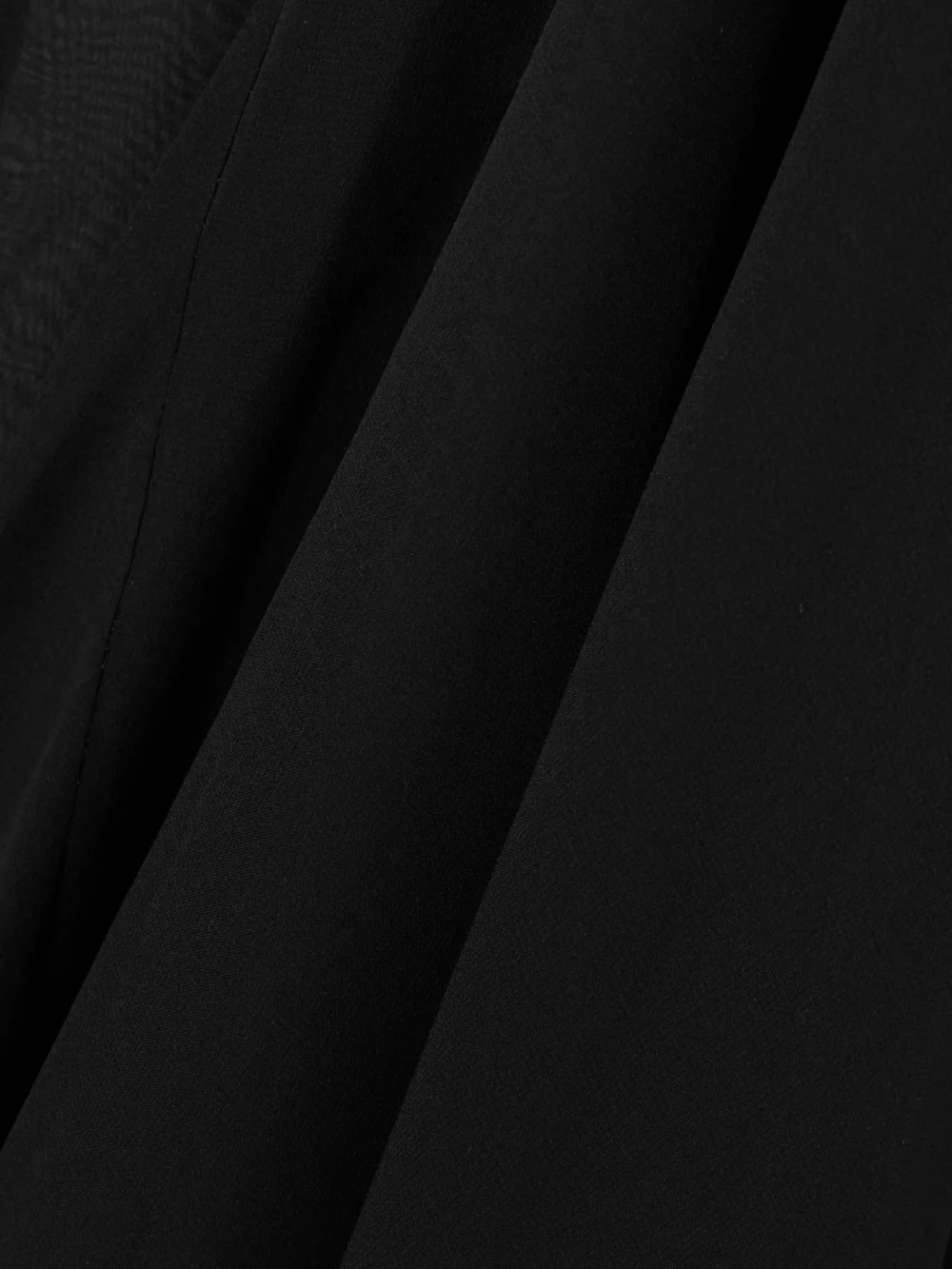 Close-up detail of the Sharon Wauchob Jay Asymmetric Pleated Silk-voile Skirt