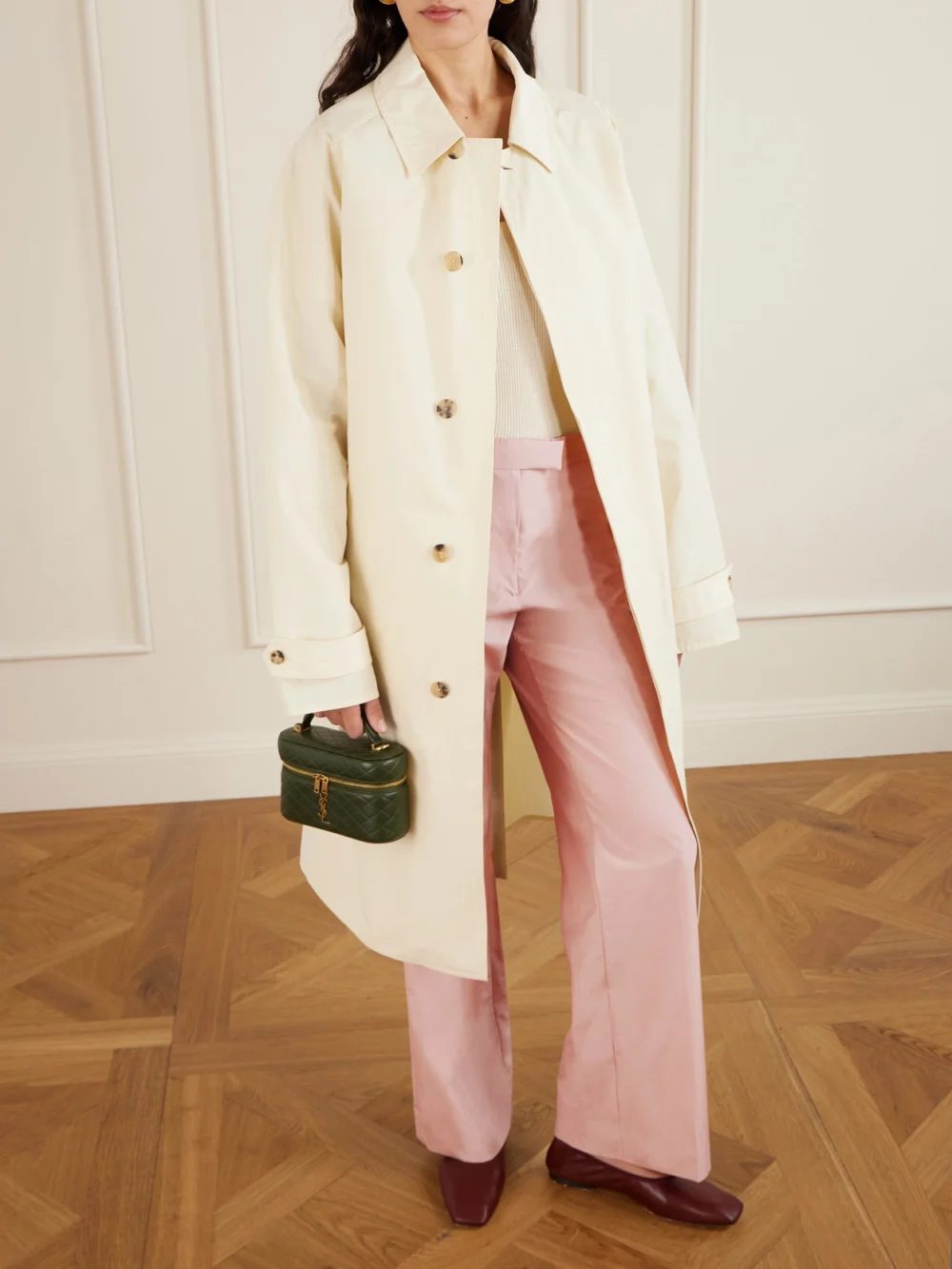 Sharon Wauchob Orla Icon Cotton and Silk-blend Pants, worn by a model