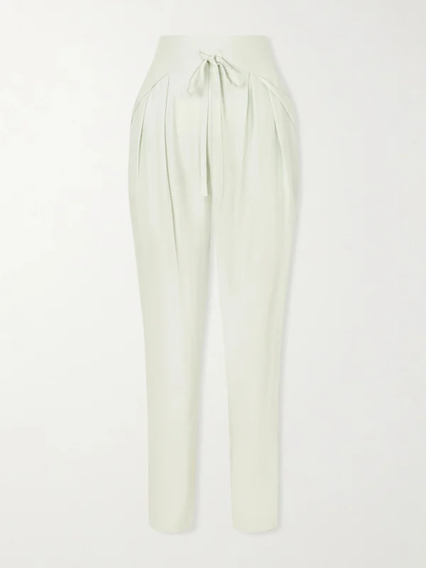 Sharon Wauchob The Vardar Silk-blend Straight-leg Pants
