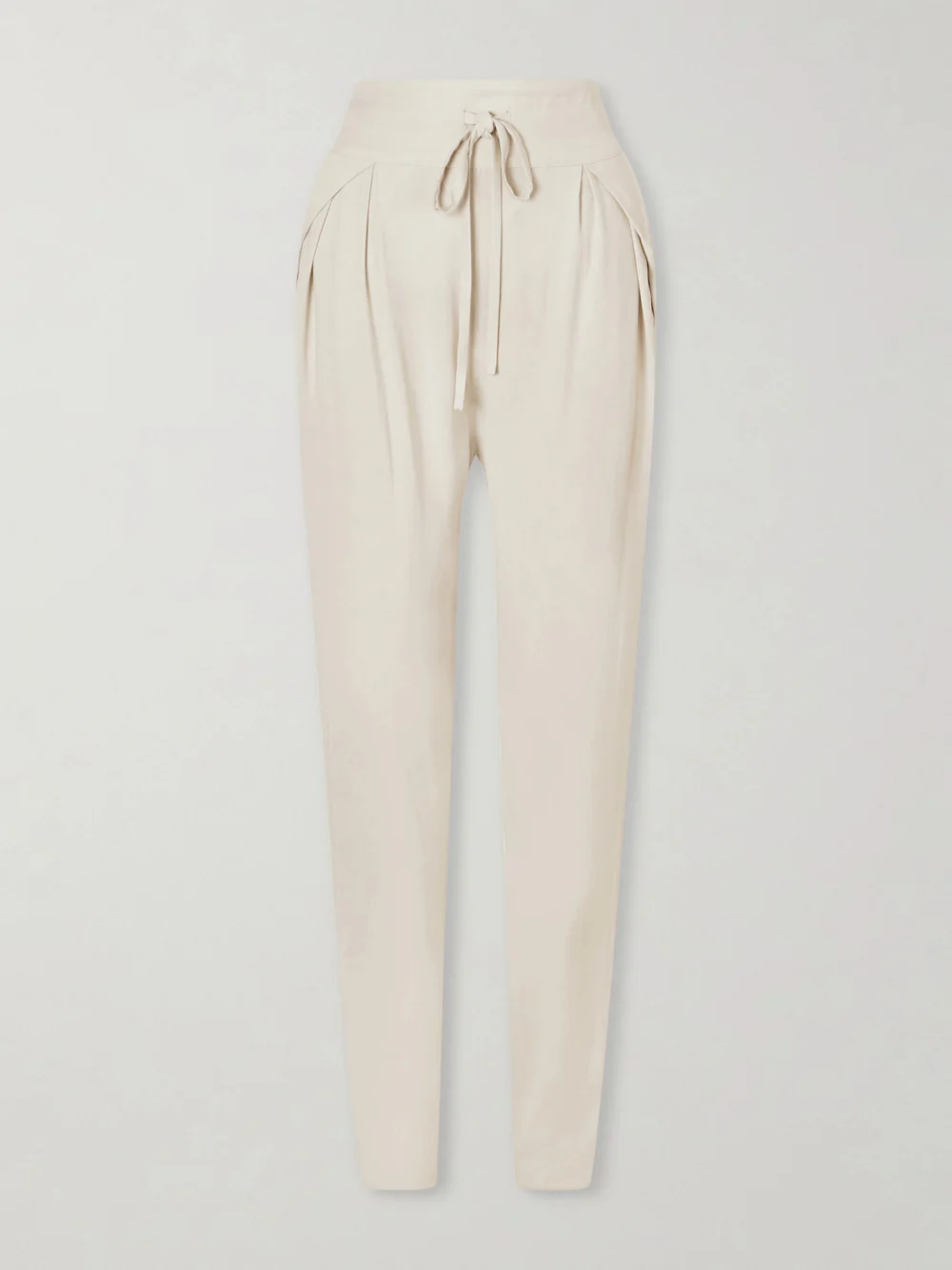 Sharon Wauchob The Vardar Silk-blend Straight-leg Pants in white