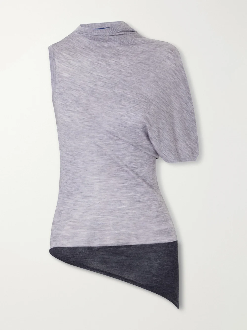 Sharon Wauchob Willla Asymmetric Wool Tank in gray