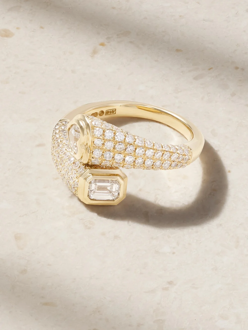 Shay 18-karat Gold Diamond Pinky Ring in 3 1/2