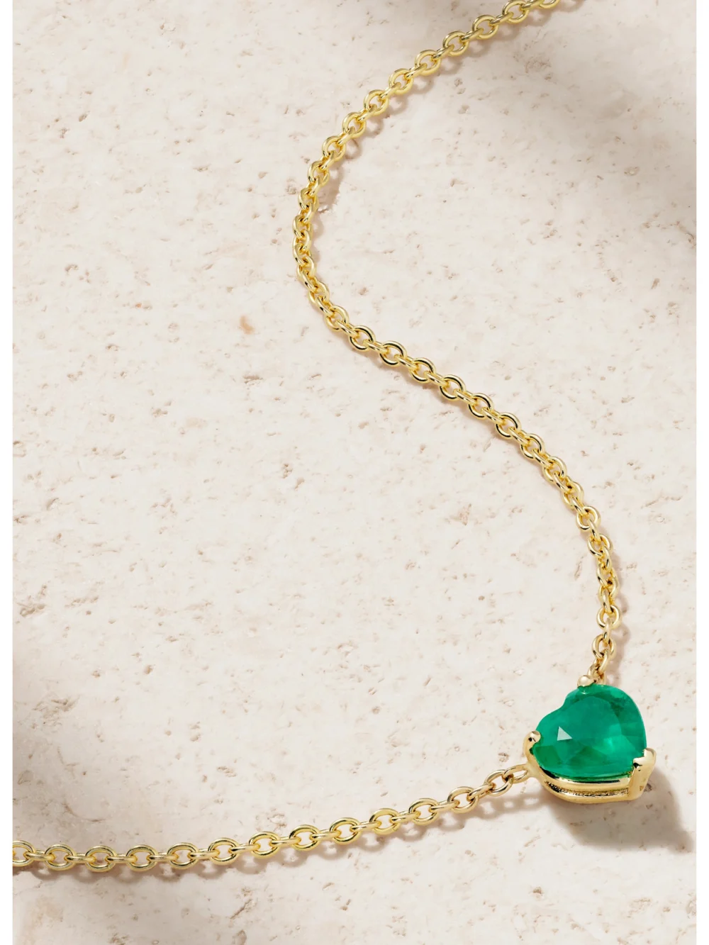 Shay 18-karat Gold Emerald Necklace