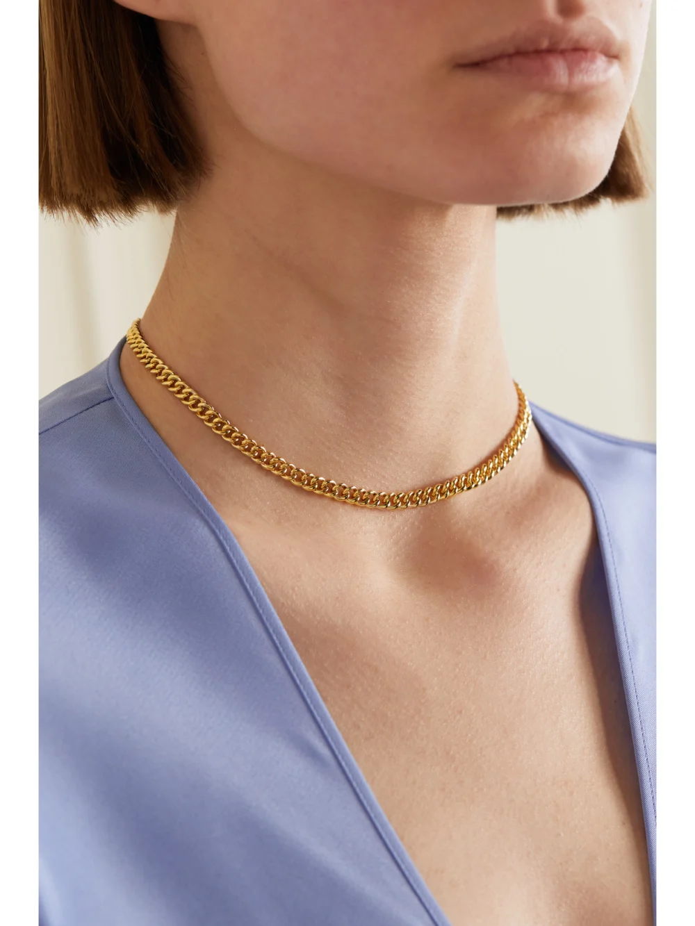 Shay 18-karat Gold Necklace, styled view