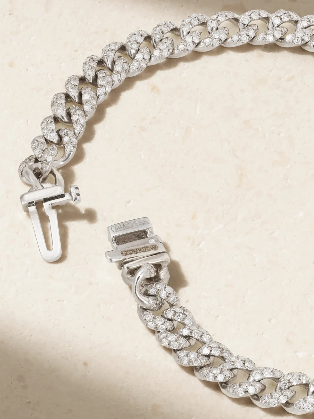 Back view of the Shay 18-karat White Gold Diamond Bracelet