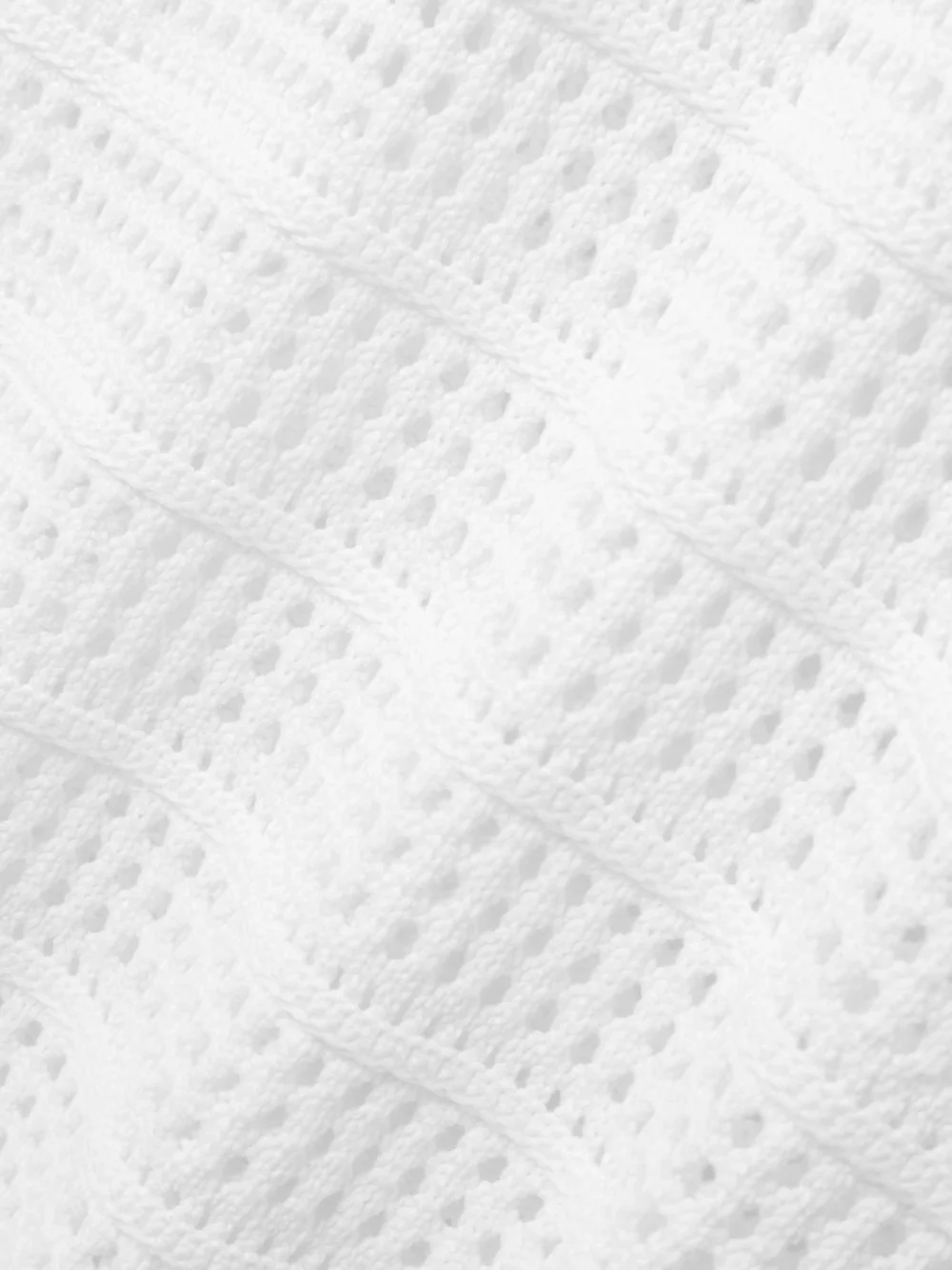 Close-up detail of the Simkhai Cutout Crocheted Cotton-blend Halterneck Maxi Dress