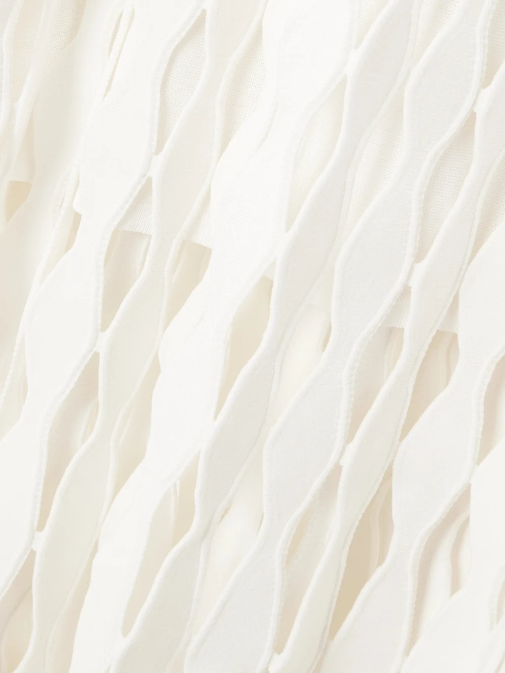 Close-up detail of the Simkhai Zyla Cutout Jersey Midi Dress