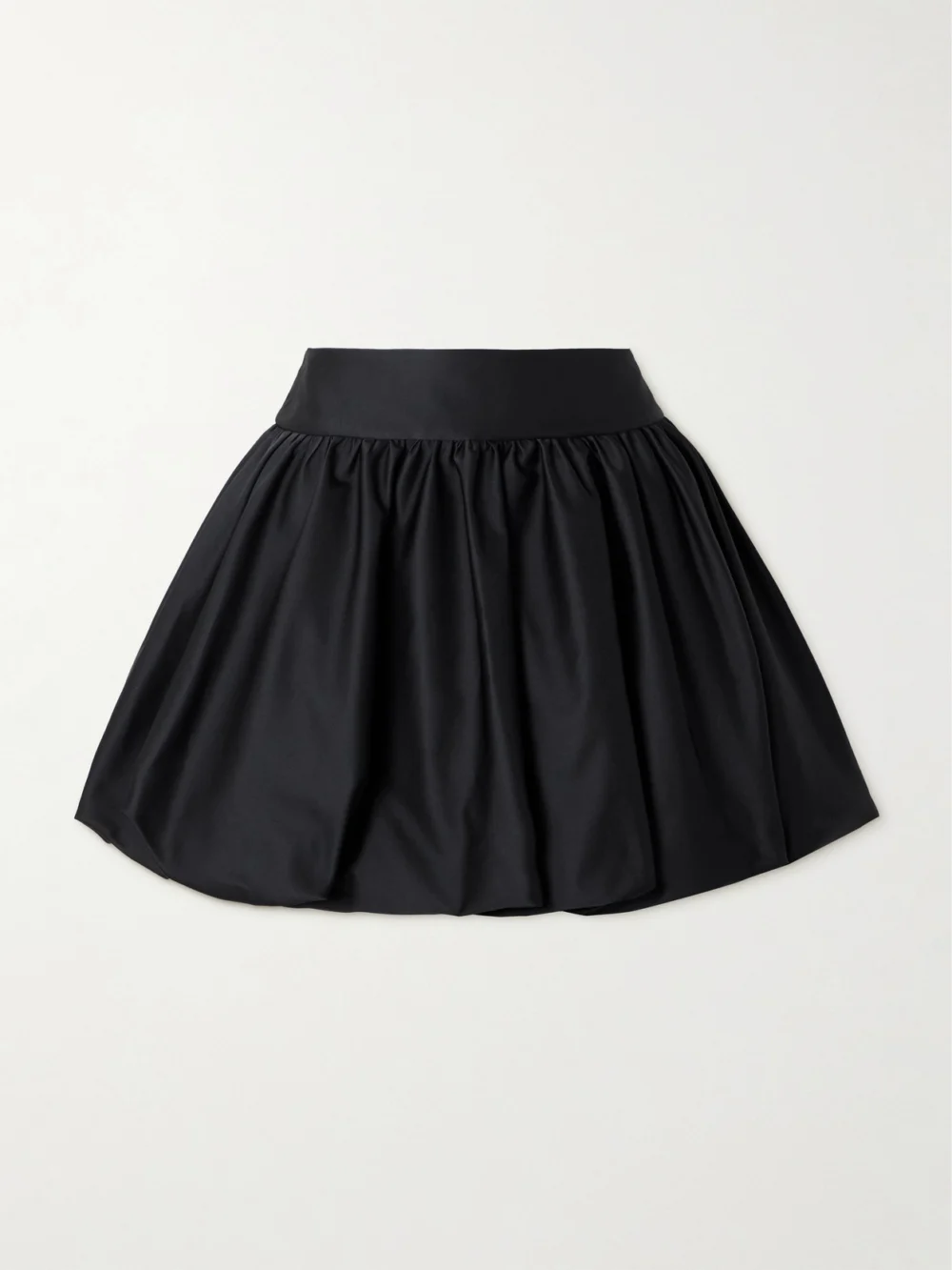 Simone Rocha Gathered Mikado Mini Skirt in black