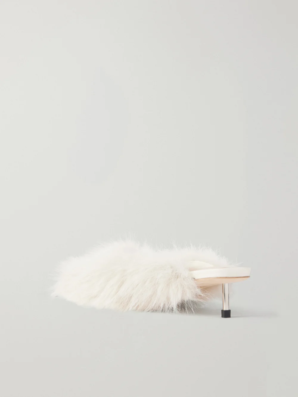 Back view of the Simone Rocha Plush Mules
