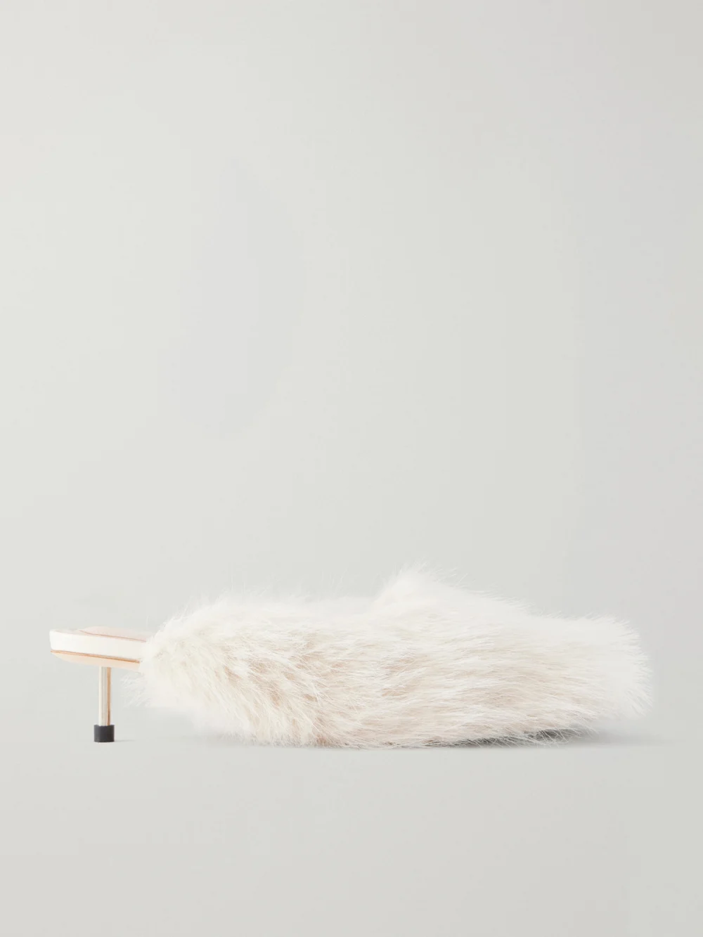 Simone Rocha Plush Mules in cream