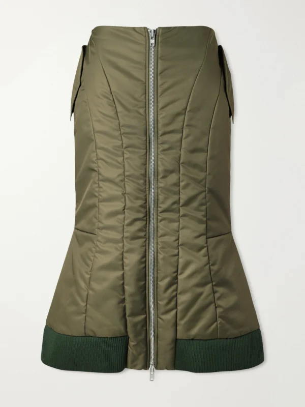 Simone Rocha Satin Midi Skirt