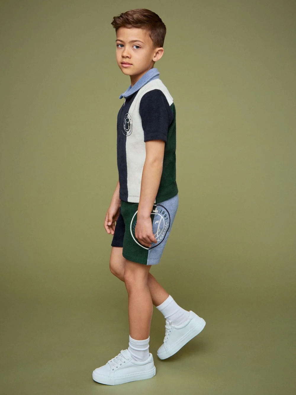 Smiley Smiley Blue 9-13 yrs Smileyworld | Towelling Shorts, view 3