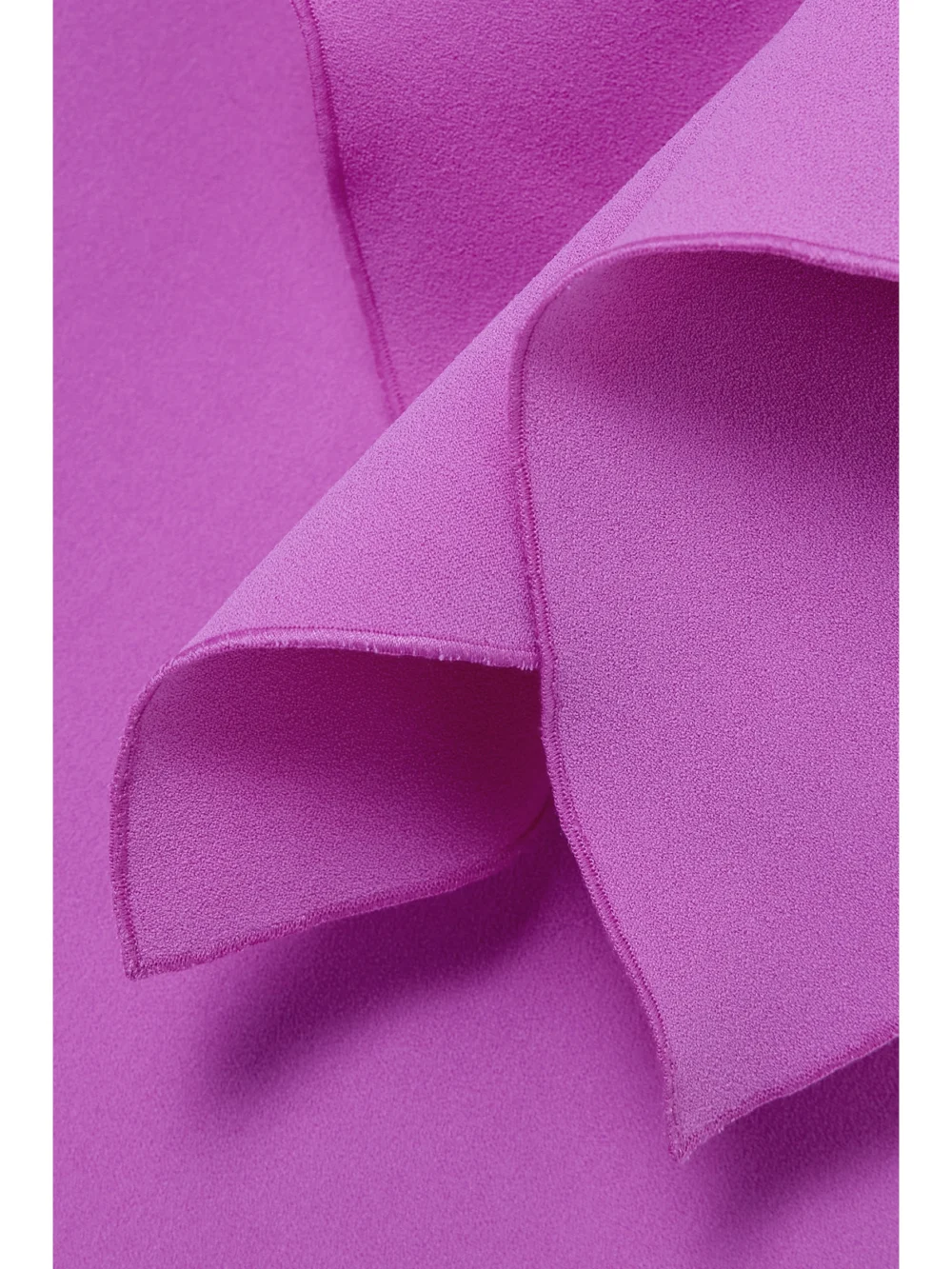 Close-up detail of the Solace London Amalie Crepe Gown