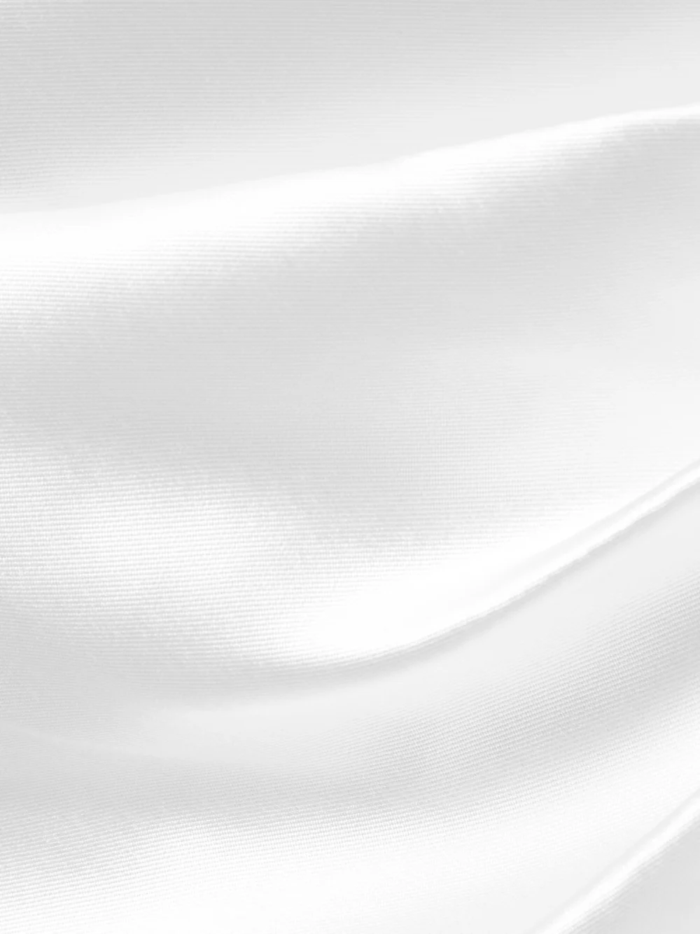 Close-up detail of the Solace London Davina Off-the-shoulder Draped Faille Gown