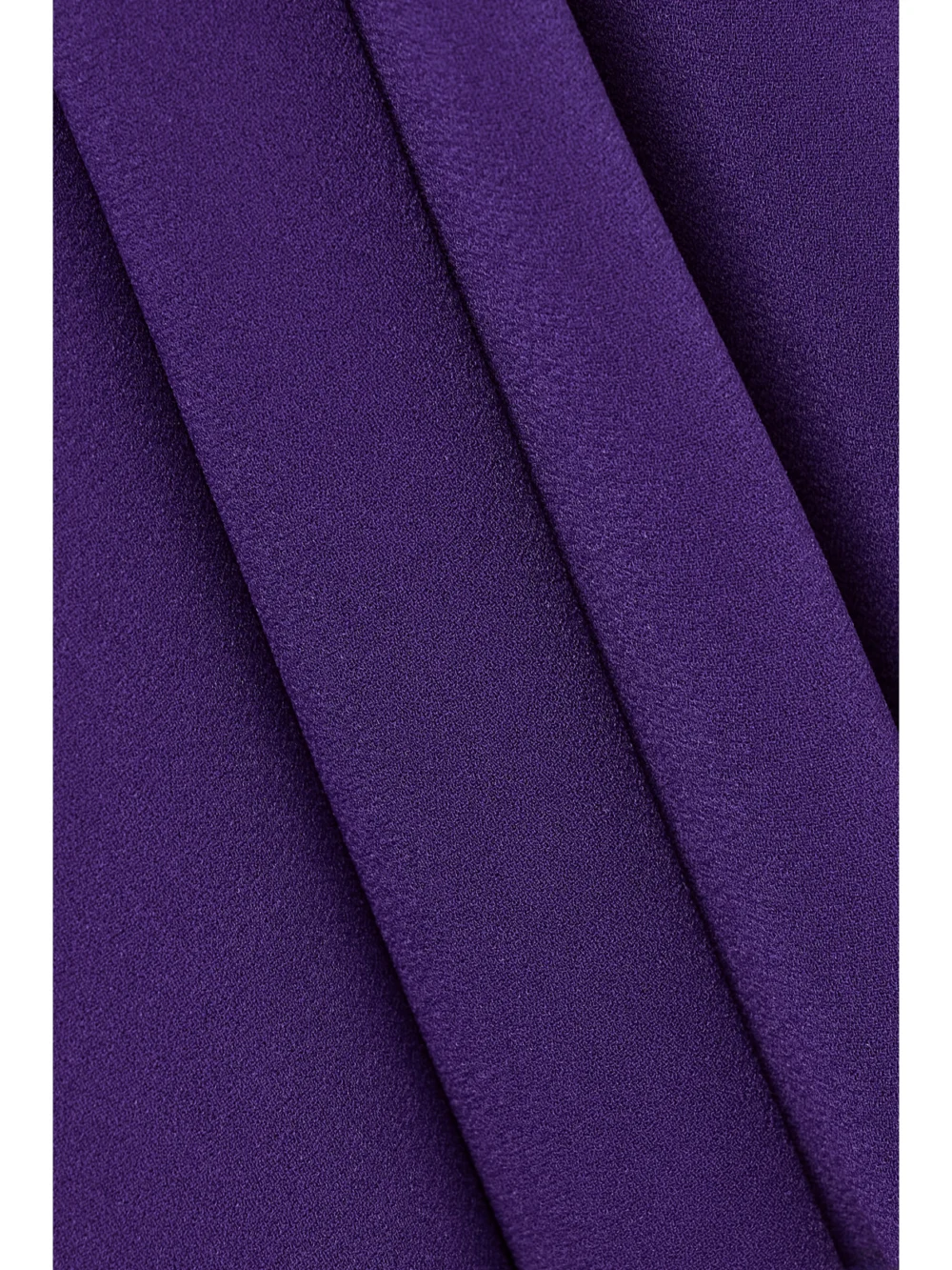 Close-up detail of the Solace London Elisa One-sleeve Crepe Gown