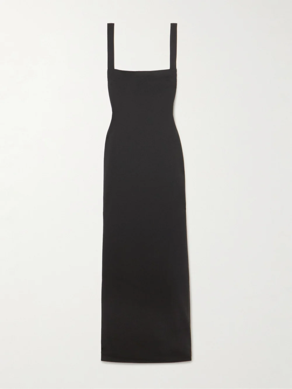Solace London Joni Stretch-crepe Maxi Dress in black