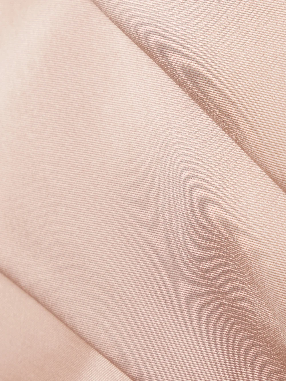 Close-up detail of the Solace London Mirla Off-the-shoulder Faille Midi Dress