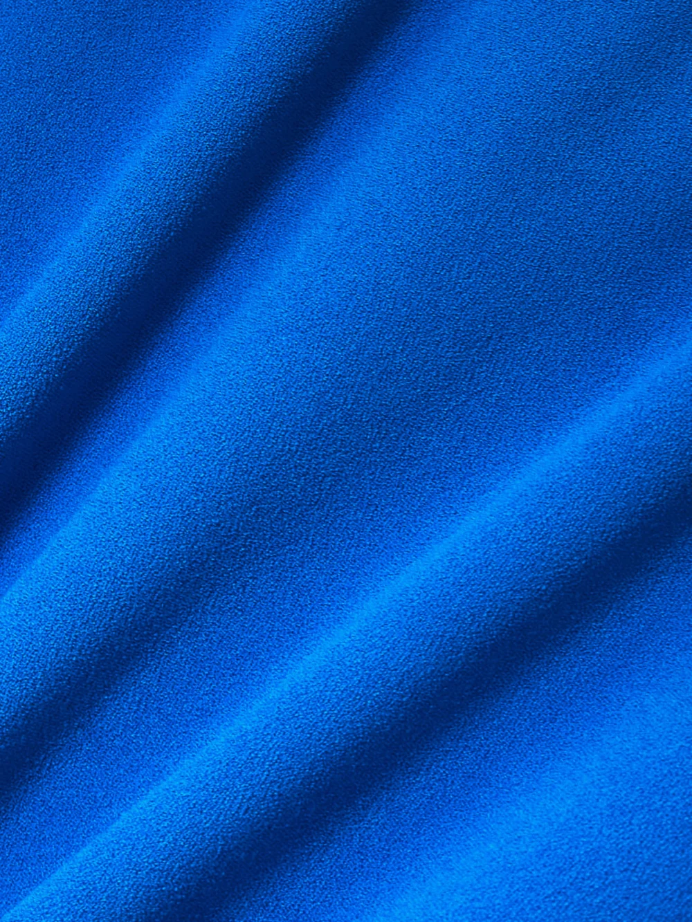 Close-up detail of the Solace London Nia Ruffled Crepe Gown