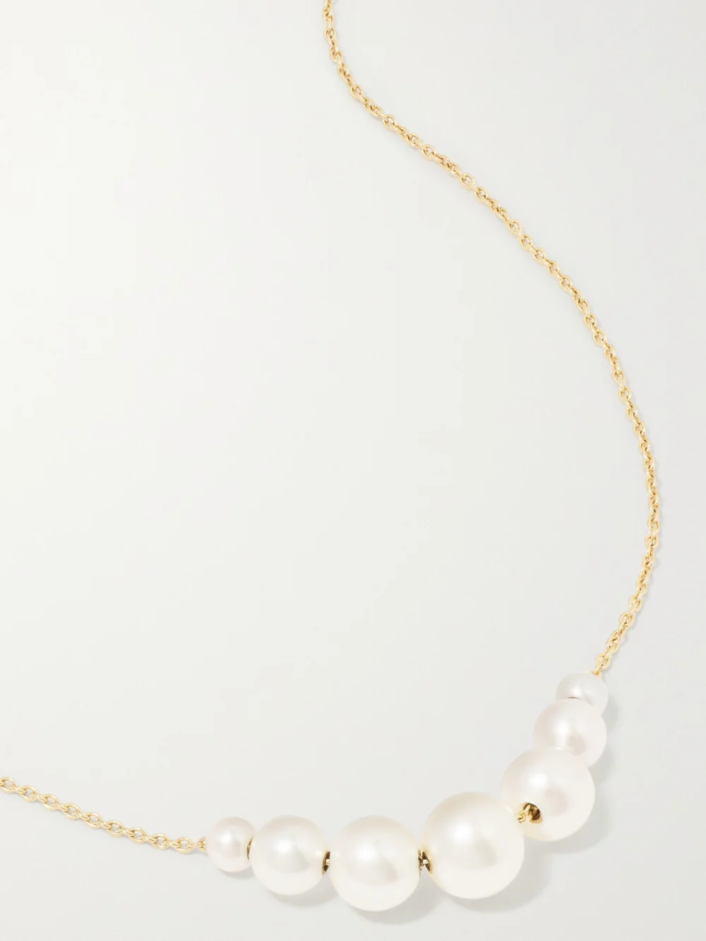 Sophie Bille Brahe Grand Orangerie De Perle 14-karat Gold Pearl Necklace