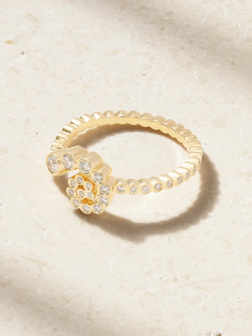 Sophie Bille Brahe Rêve Escargot 18-karat Recycled Gold Diamond Ring in 7