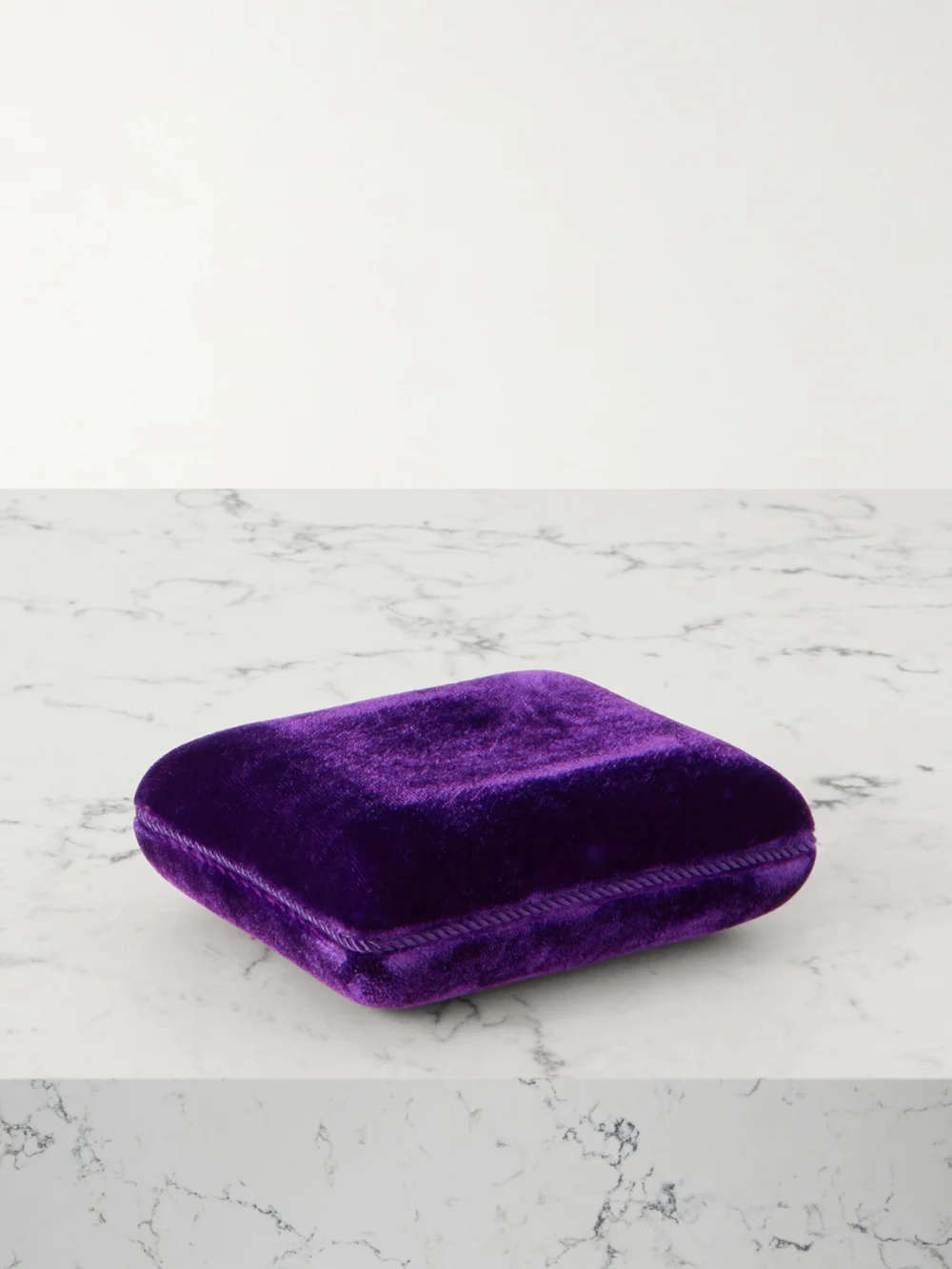 Back view of the Sophie Bille Brahe Tasseled Velvet Jewelry Box
