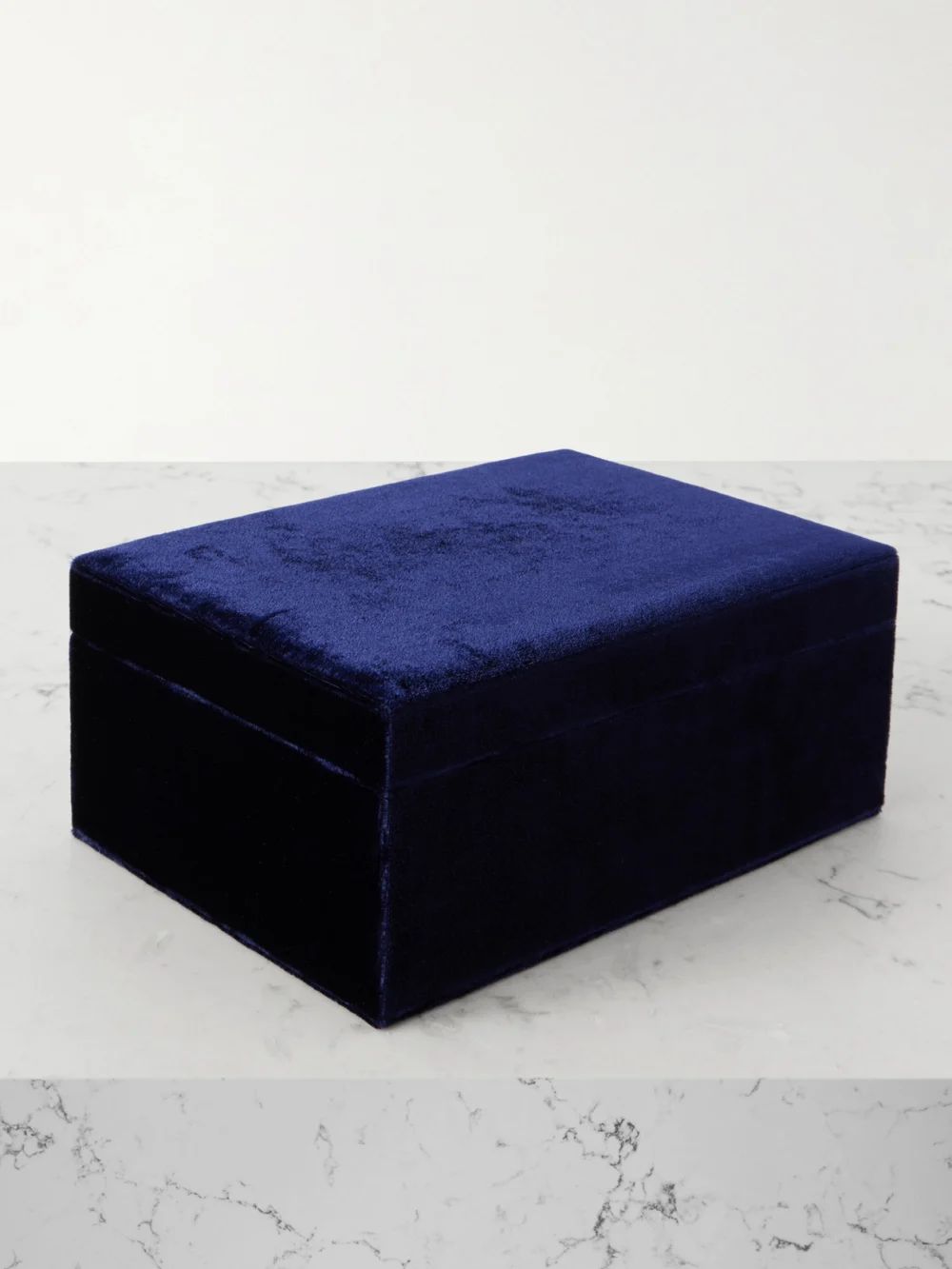 Sophie Bille Brahe Trésor Grande Velvet Jewelry Box in blue