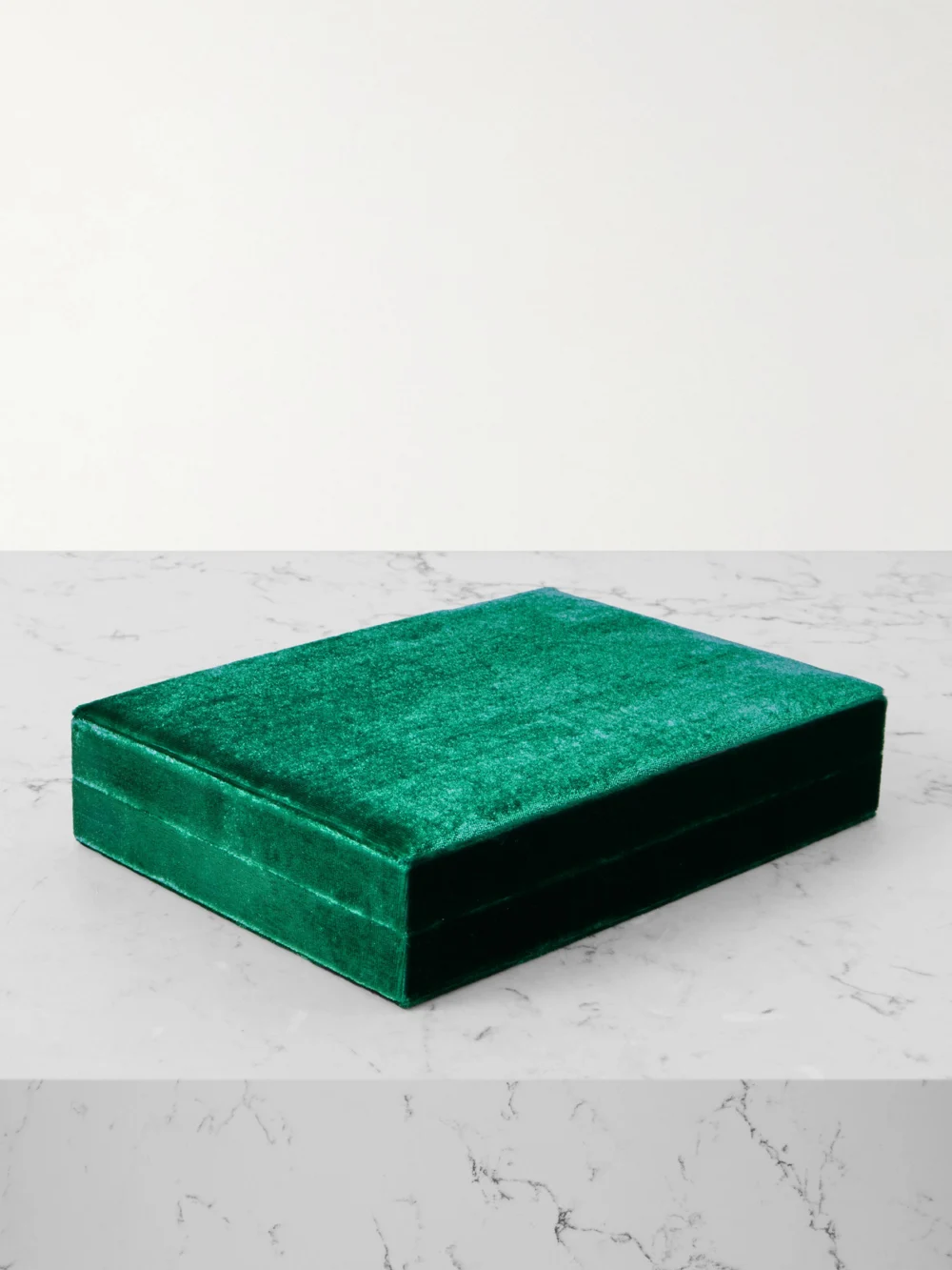Sophie Bille Brahe Trésor Velvet Jewelry Box in green