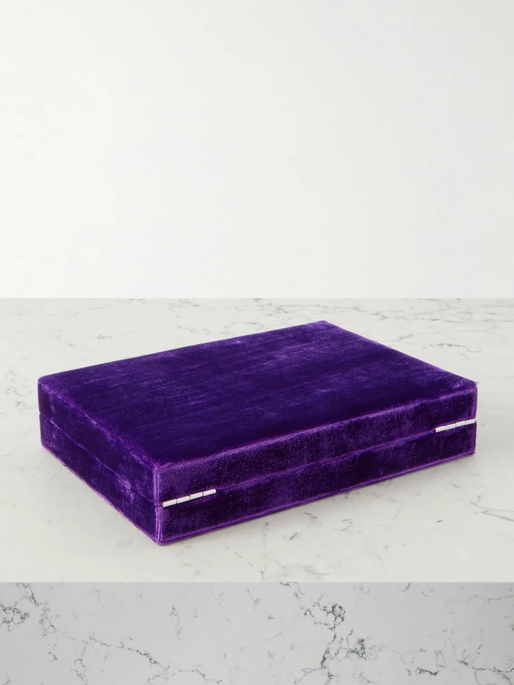 Back view of the Sophie Bille Brahe Trésor Velvet Jewelry Box