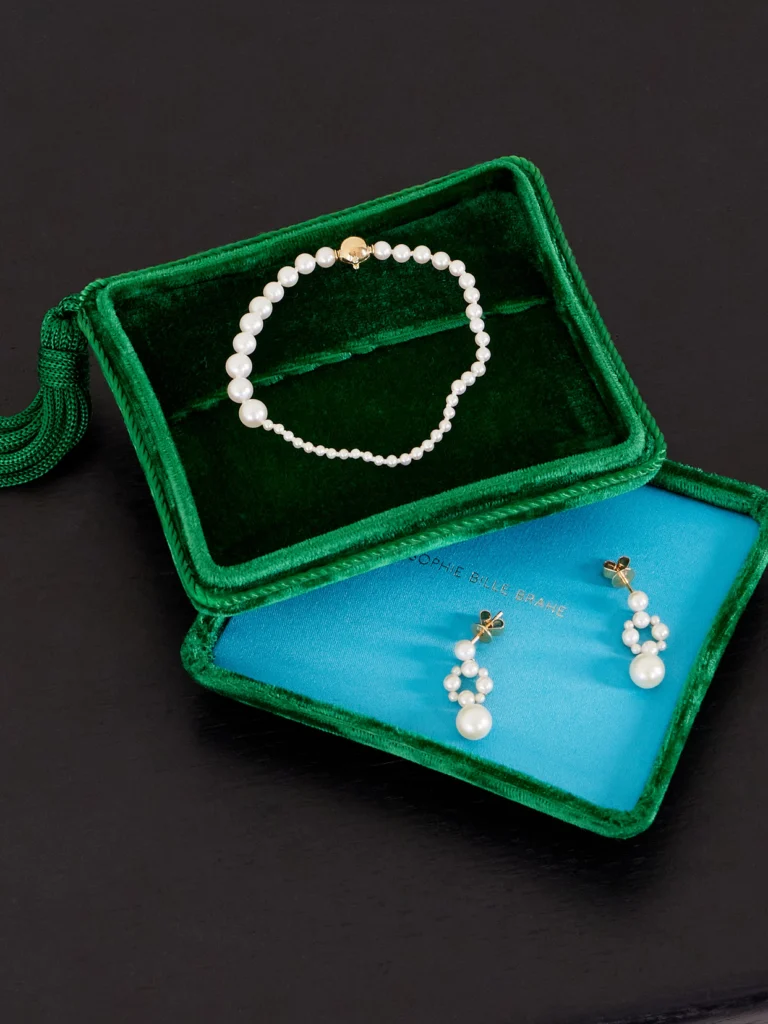 Sophie Bille Brahe Velvet Jewelry Box