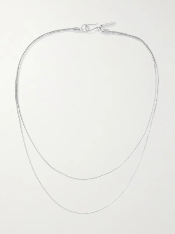 Sophie Buhai Double Diana Silver Necklace