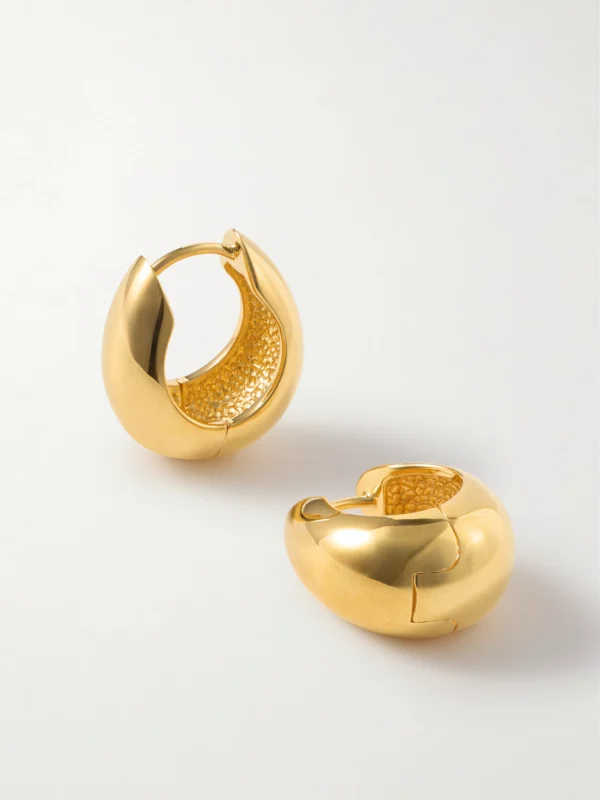Sophie Buhai Gold Vermeil Hoop Earrings