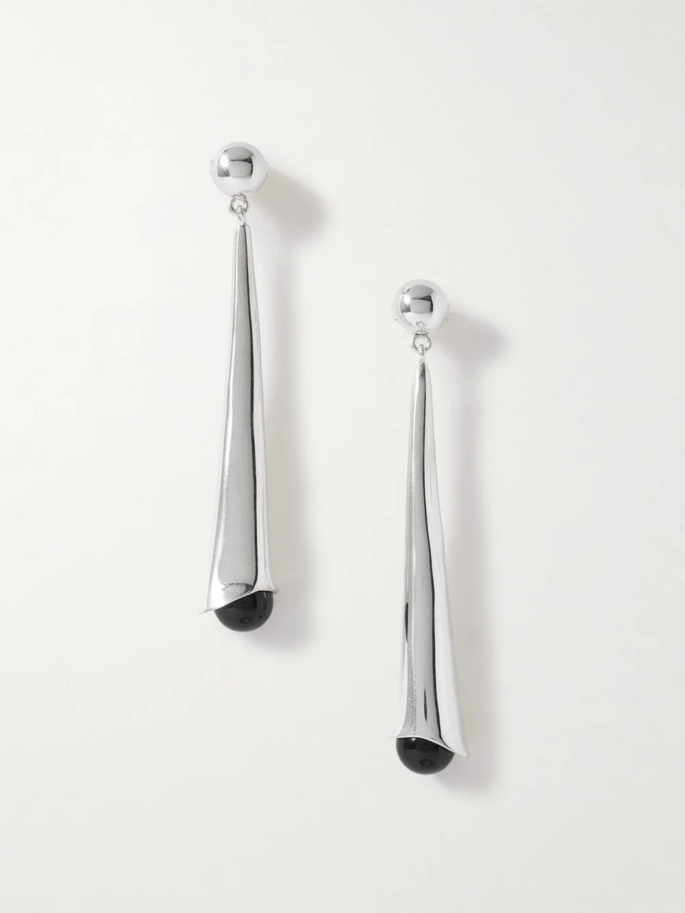Sophie Buhai Lou Lou Silver Onyx Earrings