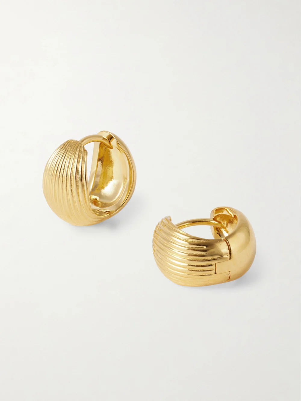 Sophie Buhai Reversible Gold Vermeil Hoop Earrings