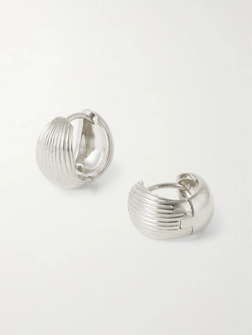 Sophie Buhai Reversible Silver Hoop Earrings