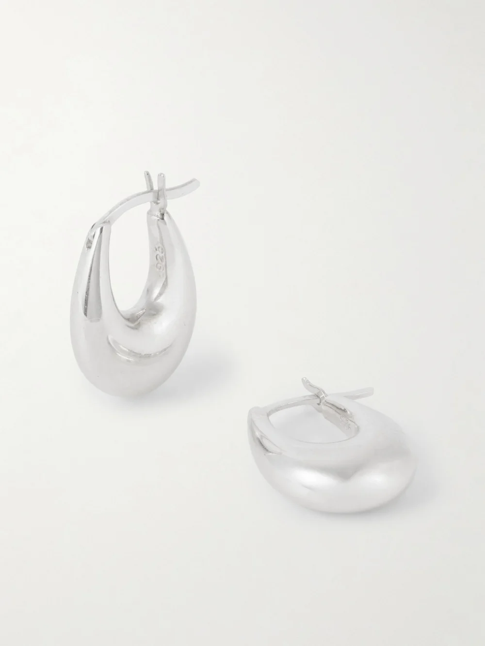 Sophie Buhai Small Etruscan Silver Hoop Earrings