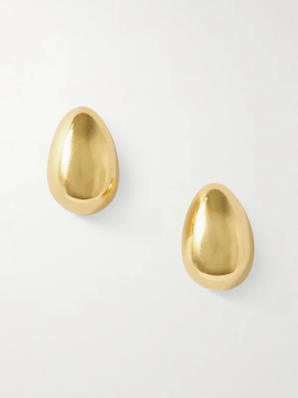 Sophie Buhai Tiny Egg Gold Vermeil Earrings