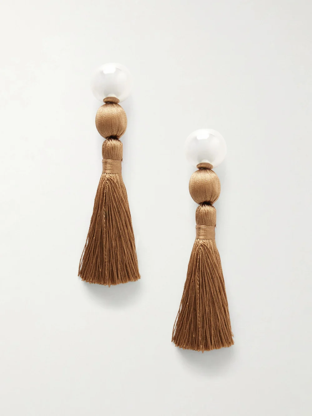 Sophie Buhai Venetian Tasseled Sterling Silver Earrings in bronze