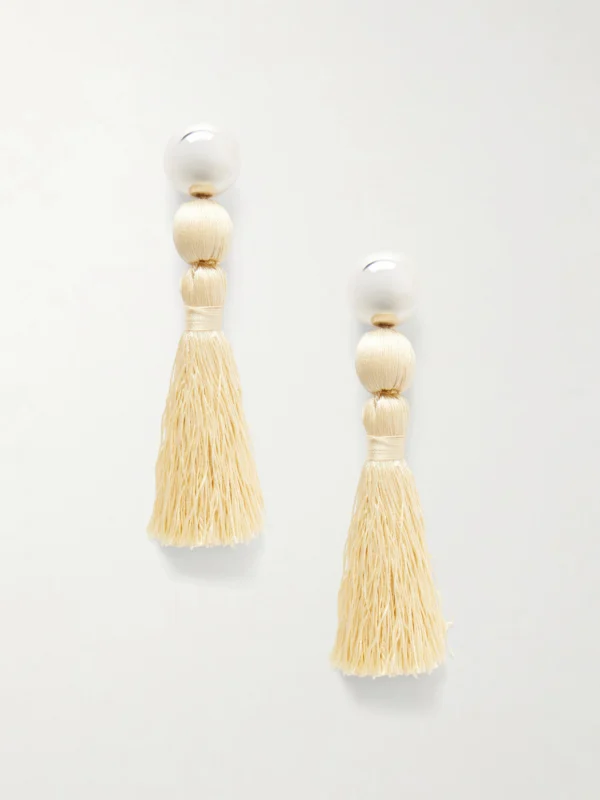 Sophie Buhai Venetian Tasseled Sterling Silver Earrings